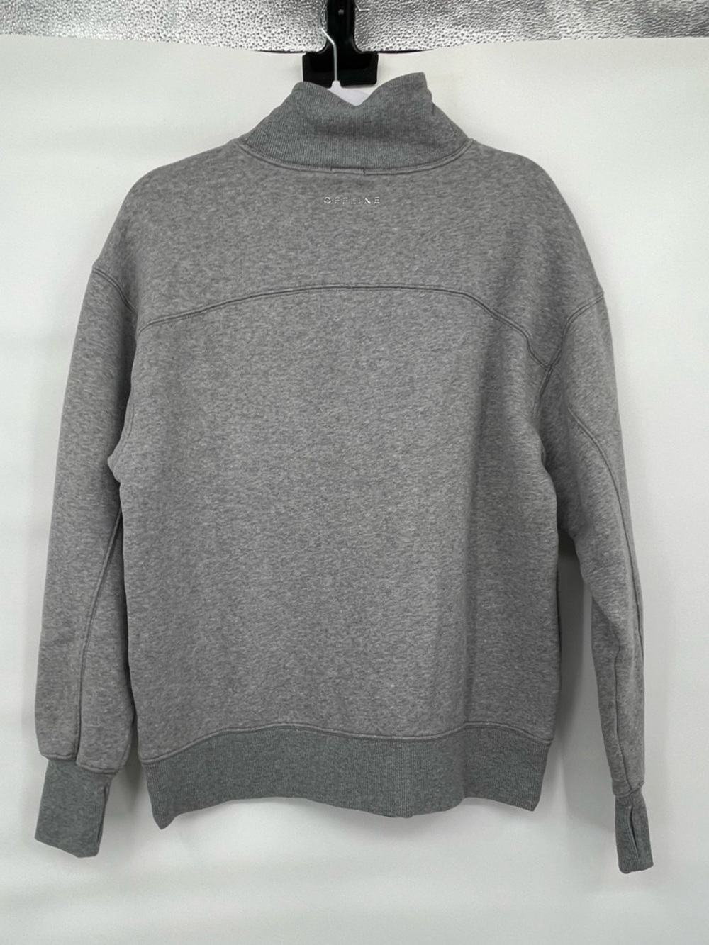 Offline by Aerie NWT Cloud Fleece Oversized Mockneck gray Sweatshirt - Picture 2 of 11